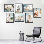 Giftgarden 16x20 Frames Black 7 Pack 20x16 Large Poster Picture Frame for Wall Portrait Landscape Orientation