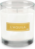 L’Aquila Luxury Scented Candles, Natural Plant Based Wax with Bergamot and Fig Notes, Long Lasting 60 Hours Burn Time, 9oz Glass Jar Candles for Home, Relaxation & Gifts