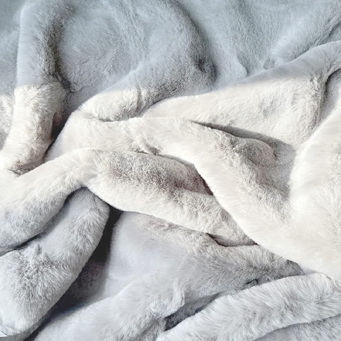 Grey Runner Fuzzy Rug for Bedroom Washable Fluffy Nursery Rugs for Living Room Cute Room 2x4 Rug