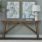Liberty Furniture Carolina Park Sofa Table for Living Room - Amber Brown Oak