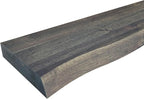 36" Acacia Live Edge Floating Shelves Set of 2 - Wall Mounted Wooden Shelf for Stylish Home Décor - Mocha Color 36x7.5x1.5 Inches