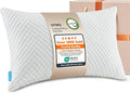 Cooling Memory Foam Pillows Firm and Soft, King Size 1 Pack, Original Adjustable Pillows for Side, Back or Stomach Sleepers with Removable Washable Cover