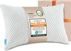 Cooling Memory Foam Pillows Firm and Soft, King Size 1 Pack, Original Adjustable Pillows for Side, Back or Stomach Sleepers with Removable Washable Cover