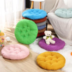 Fumete 12 Pcs Floor Pillows Cushions Seating 16 x 16 Inches Color Round Seat Reading Floor Chair Cushions for Kids Adults Classroom Home School Playing Supplies(Bright Color)