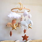 Jungle Crib Mobile for Boys & Girls, Safari Baby Mobile for Crib, Africa Safari Nursery Mobile Handmade