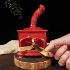 Red Ceramic Palo Santo Holder - Modern Incense Burner for Yoga & Meditation - Ash Catcher for Wood Sticks & Sage - Versatile Smudge Bowl & Cone Burner - Perfect Unique Gift for Mindfulness