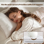 Bafode Goose Feather Pillows, Bed Pillows, Queen Size Set of 2, Hotel Pillows for Sleeping, White Pillows Soft Down Alternative Pillows 20x30