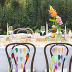 Double Sided Vintage Ribbed Taper Glass Candle Holders,Tea Candle Holder for Table Centerpieces, Wedding Decorations and Dinner Parties (Rainbow, 3 PCS)