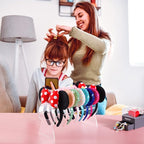 Heaband Holder Organizer,Acrylic Hair Band Ear Display Stand Jewelry Storage for Show Selling.