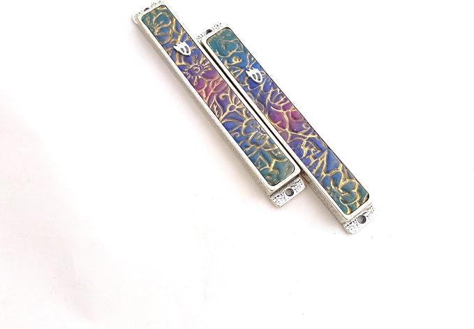 Modern Mezuza Cover Handmade In Israel Perfect as New Home and Bar Mitzvah Gift, Mezuzah case