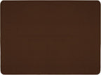 House, Home and More Skid-Resistant Carpet Indoor Area Rug Floor Mat - Chocolate Brown - 6 Ft X 8 Ft - Non Slip Rubber Backing, Stain Resistant, Dog Friendly, Living Room Bedroom Kitchen Entryway