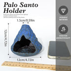 Palo Santo Incense Holder and Burner - Zongzi Modeling Smudge Bowl | Sage Cone Burner Holder & Chiminea Incense Dish Ideal for Energy Cleansing, Yoga, Meditation,Zen,Altar Decor & Aromatherapy