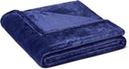 Amazon Basics Soft Fleece Throw Blanket, Lightweight Cozy Blanket for Couch & Sofa, 50 x 60 Inches, Navy