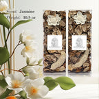 Spring Potpourri,Jasmine Scented Potpourri Bowl Filler, White Decorative Dried Flower, Bathroom Vase Decor(10.5 oz/2 Packs)