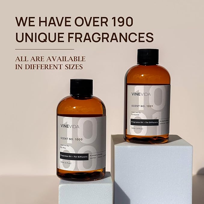 VINEVIDA [32 Fl Oz] Fruit Slices Fragrance Oil for Cold Air Diffusers, Essential Oils for Diffuser Oil Refill & Air Freshener Room Spray