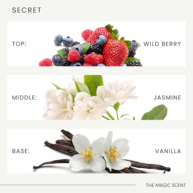 The Magic Scent Secret Diffuser Oil - Hotel & Home Luxury Scents - Diffuser Oil Scents for Home Designed for Use in All Diffusers - 4 fl oz, 120 mL