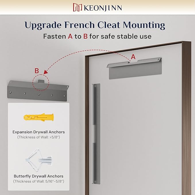 Keonjinn 24 x 36 Inch Bronze Mirror for Bathroom, Stainless Steel Framed Wall Mounted Mirrors, Anti-Rust, HD Tempered Glass, Shatter-Proof, Rectangle Bathroom Vanity Mirror, Modern Style Frame