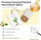 MYARO 12 Packs Honeysuckle Scented Sachets for Drawer and Closet, Long Lasting Air Freshener Fresh Scents Potpourri Bags Home Fragrance for Room Car Small Space