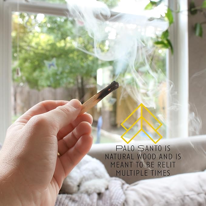 Palo Santo Sticks – High-Resin Holy Wood | Sustainable Peruvian Incense for Meditation & Cleansing (90 Count) - 6 Pack