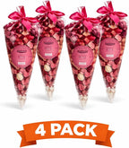 Potpourri 4 Pack Set – Dried Botanical Petals for Bowl or Vase Filler, Home Fragrance Décor – 4 Pouches, 70g Each (9.88 oz Total) (Rose)