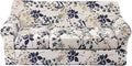 KRFOONN 4 Piece Stretch Sofa Couch Covers for 3 Cushion Couches Printed Sofa Slipcover with 3 Separate Seat Cushion Covers Washable Sofa Slip Covers Furniture Protector for Pets Kids (Large, 27)