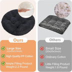 Tiita Outdoor Cushions Square Floor Pillow Thicken Tufted Seat Pad Large Floor Cushion for Yoga Meditation Living Room