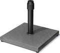 45lbs Patio Umbrella Base - Heavy Duty Outdoor Patio Market Umbrella Stand for Deck, Poolside, Balcony, Wind-Resistant Design, Grey