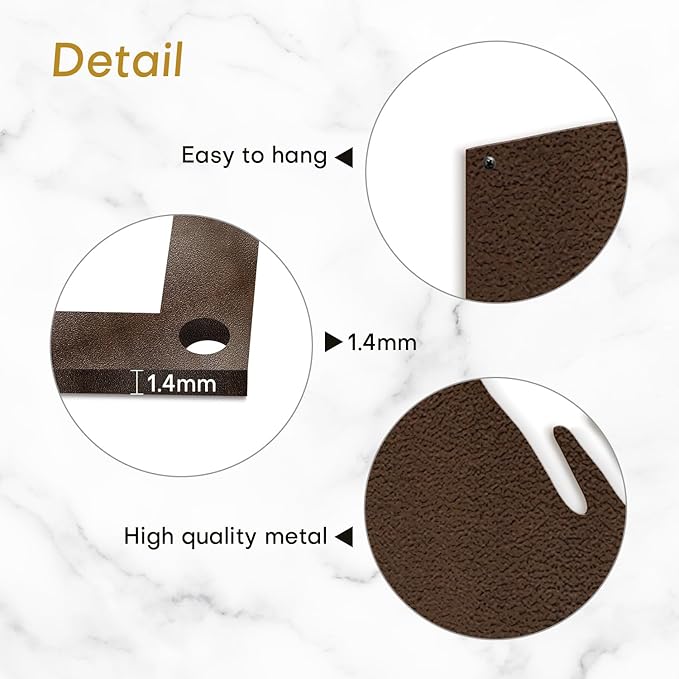 SIGNLEADER Metal Wall Art Decor Love Romance Minimalist Modern Abstract Wall Sculpture Hangings Home Decoration for Living Room, Bedroom, Bathroom, Kitchen, Outdoor - 18" Bronze