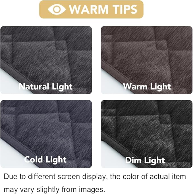 H.VERSAILTEX Couch Cover Chenille Pet Fuzzy Sofa Covers for 3 Cushion Couch Anti Slip Washable Sofa Slipcovers with Strap Soft Couch Protector Cover for Dogs Cats Kids(36" x 82", Grey)