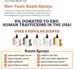 Calyan Wax Co. Vetiver & Tonka Room Spray - Non Toxic Air Freshener - Natural Room Deodorizer with Essential Oils - Air Freshener Spray for Home - 4 fl oz
