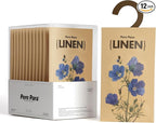 Potpourris Linen Scented Hanging Paper Sachets - 12 Pack for Closet & Home | Long-Lasting Air Freshener & Odor Eliminator for Drawer, Car, Bathroom | Ideal Gift Idea