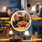 1 Pack Cordless Table Lamp Rechargeable, 10000 mAh Portable LED Battery Operated Lamp with Remote Control, 10 Colors Dimmable Touch Desk Light with Timer for Bedside Night Light Outdoor Patio Camping