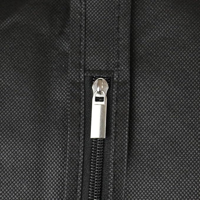 BOMEI PACK Black Garment Bags for Hanging Clothes or Travel 40" Suit Bags for Storage of Coats,Sweater, Jacket,T-shirts and Dresses(4 Packs)