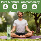 Jasmine Incense Sticks Natural - 16 Sticks Handcrafted Jasmine Sticks for Relaxation, Meditation, Yoga, Spiritual Purification & Home Ambiance | inciensos aromaticos para la casa