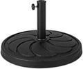 Tangkula Umbrella Base, 40 lbs Capacity Heavy-Duty Patio Outdoor Round Umbrella Stand for 9 ft Umbrella, Fit for 1.5-1.9 inches Table Market Offset Pool Umbrella, Weighted Umbrella Base
