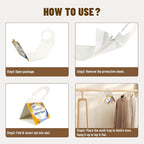 Clothing Moth Trap with Pheromone Attractant 8 Pack, Easy to use Clothes Moth Treatment, Odorless/Non-Toxic Strong Sticky Strips for Closet and Carpet