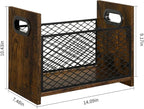 YINMIT Magazine Holder, Magazine Rack Floor, Magazine Storage Basket, File Holder Organizer, Folder Organizer for Magazines, Books, Newspapers, Tablets (Medium)