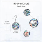 URONE 925 Sterling Silver Earrings Hook Dangle Earrings Jewelry Gifts for Women