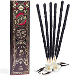 Ritual - Cocoa Incense Sticks, Centering and Calming Aroma, 6 Sticks, 9 Inches Each, Natural Incense with Aromatic Concentrated Oil, Charcoal, Natural Binder & Salt - 1 Hour Burn Time