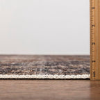 Keen Home Design 2x12 Rug - Machine Washable Runner with Non-Slip Backing, Ideal for Hallway, Entryway, Kitchen, Laundry Room - Vintage, Easy Clean, Durable, Low Pile Rug - (2'6" x 12')