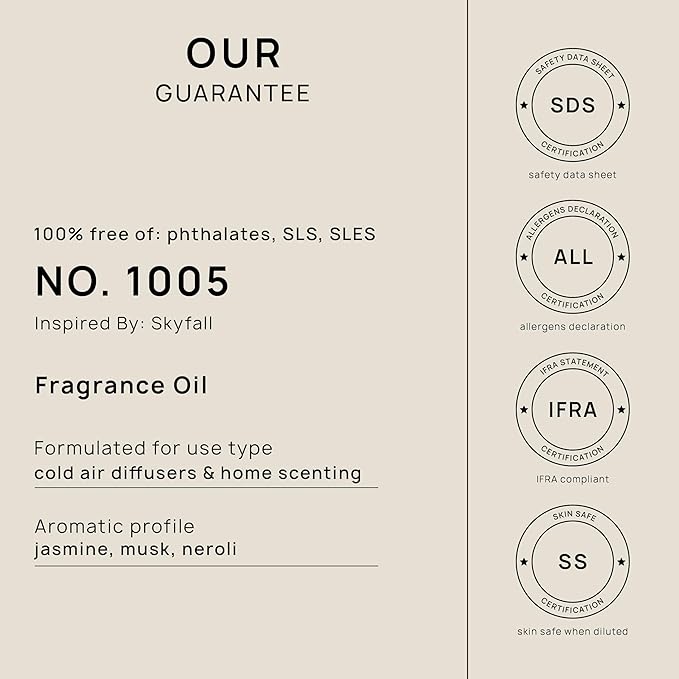 VINEVIDA (32oz) Hotel Fragrance Collection Diffuser Oil - Hotel Scents Diffusers for Home - Cold Air Diffuser Oil - Hotel Scent Essential Oil - Scent No.1005 Inspired by Atlantis Hotel