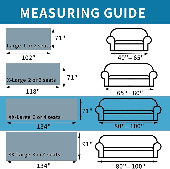 HAOMAIJIA Non Slip Couch Cover Sofa Covers for 3 Cushion Couch Washable sectional Couch Covers for Dogs pet Furniture Protector Couch Cover Blanket for Living Room (MR-Black, 71"x134")
