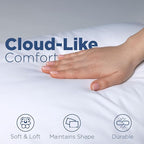 Martex 2-Pack King Size Bed Pillows - King Pillows Set of 2 - Twin Pack Pillows - Hotel Pillows - Cozy Premium Bedding - Pillows for All Sleep Positions