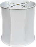 Royal Designs, Inc. BSO-719-16LNWH Drum Basic Lamp Shade, 15 x 16 x 16, Linen White