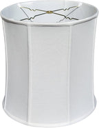 Royal Designs, Inc. BSO-719-16LNWH Drum Basic Lamp Shade, 15 x 16 x 16, Linen White