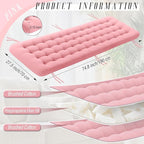 Long Floor Cushion Large Floor Cushion with Brushed Cotton Jumbo Lounger Pillow for Outdoor Indoor Bay Window Meditation Yoga Reading Sleeping(Pink)