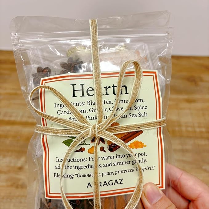 6 Packs Simmer Pot Mix,Blessings Potpourri Simmer Pot Kit with Blessing, Abundance, Love, Hearth & Spice, Protection, Hearth Stovetop Potpourri for Christmas Fall Winter House Warming Hostess Gift