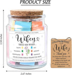 NewEleven Valentines Day Gift For Wife From Husband - Soulmate, Girlfriend, Fiance Gift for Anniversary, Birthday - Inspirational Gifts, Christian Present For Wife From Husband - Bible Verse Jar