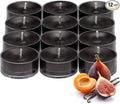 PartyLite Gift Set of 12 Universal Tea Lights, Fig Fatale Scented, Notes of Apricot, Green Fig, Peach, Mango, Strawberry and Vanilla, 4-6 Hour Burn Time, Luxurious & Rich, Perfect for Gifting