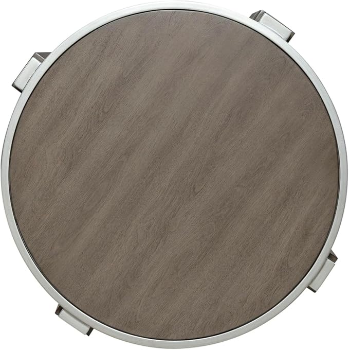 Liberty Furniture Sutton End Table for Living Room - Bleached Sand
